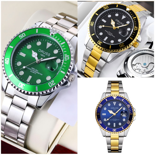 Men steel diver - steel, watch