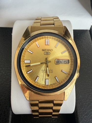 Seiko automatic gold tone - gold,