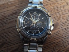 Seiko Solar Men's Black Watch