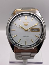 Seiko 5 Automatic White Dial