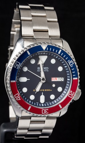 Seiko skx009 pepsi diver navy - seiko,