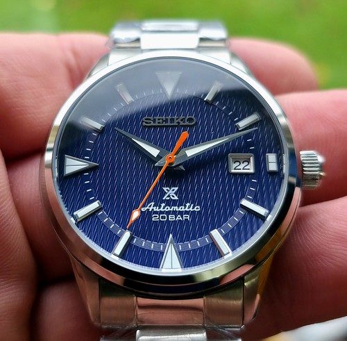 New seiko alpinist deep blue - x,